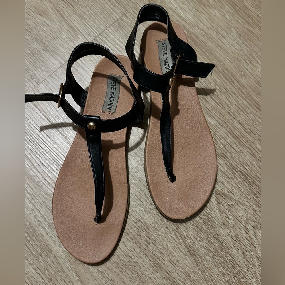 Steve Madden Black Women's Sandals
